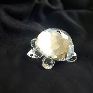 Swarovski Turtle Tortoise W Green Eyes 7632 NR 45 Excellent No Box